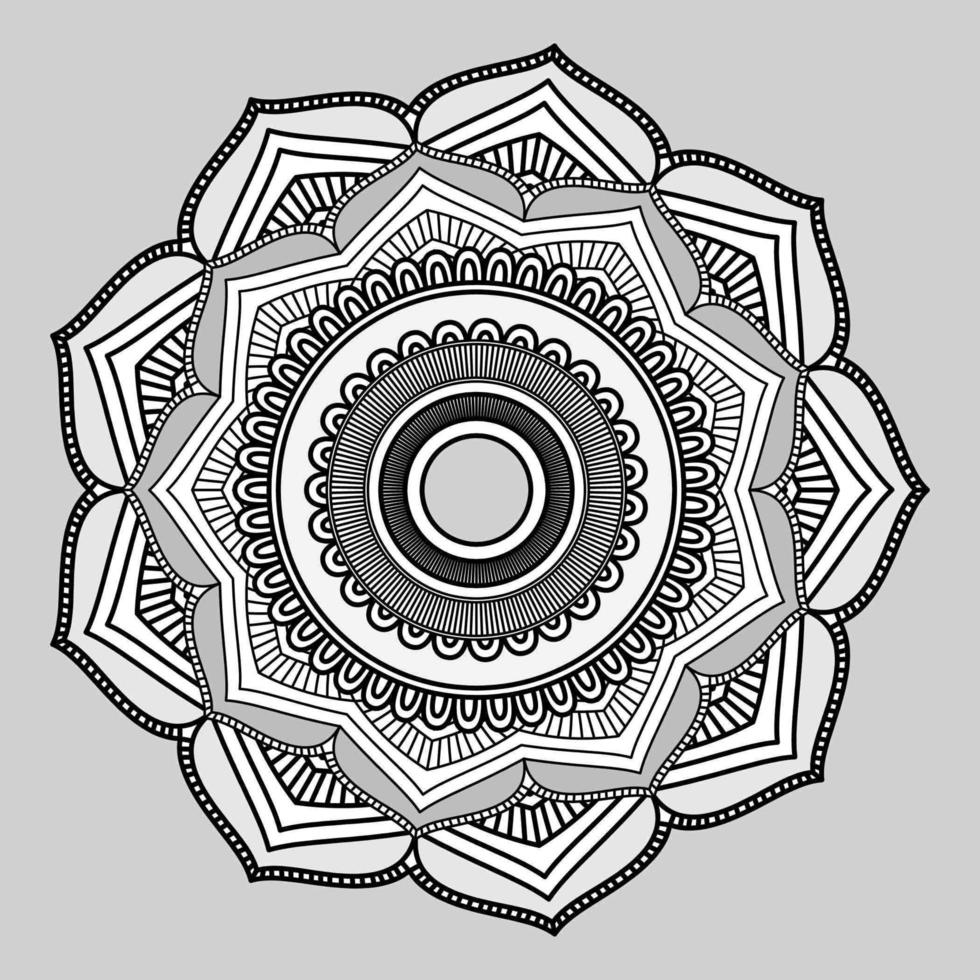 Circular Pattern In Form Of Mandala, Decorative Ornament In Oriental Style, Ornamental Mandala Design Background Free Vector