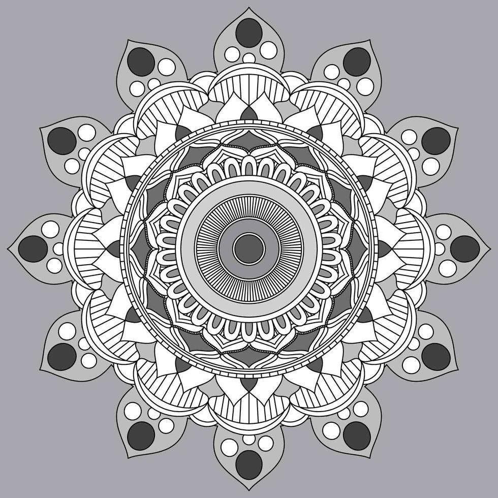 Circular Pattern In Form Of Mandala, Decorative Ornament In Oriental Style, Ornamental Mandala Design Background Free Vector