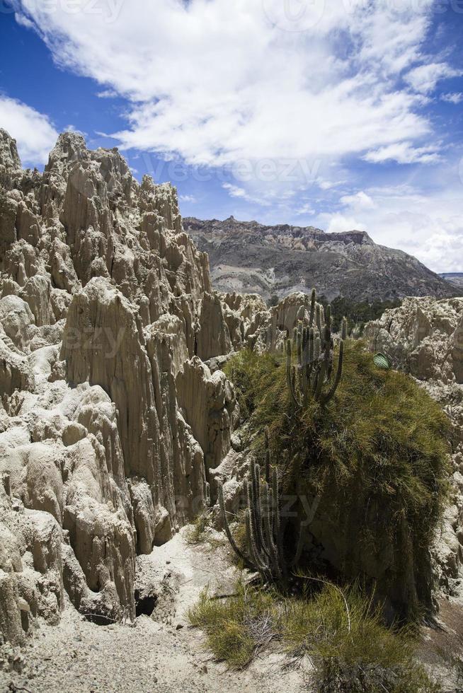 Valle de la luna in Bolivia photo