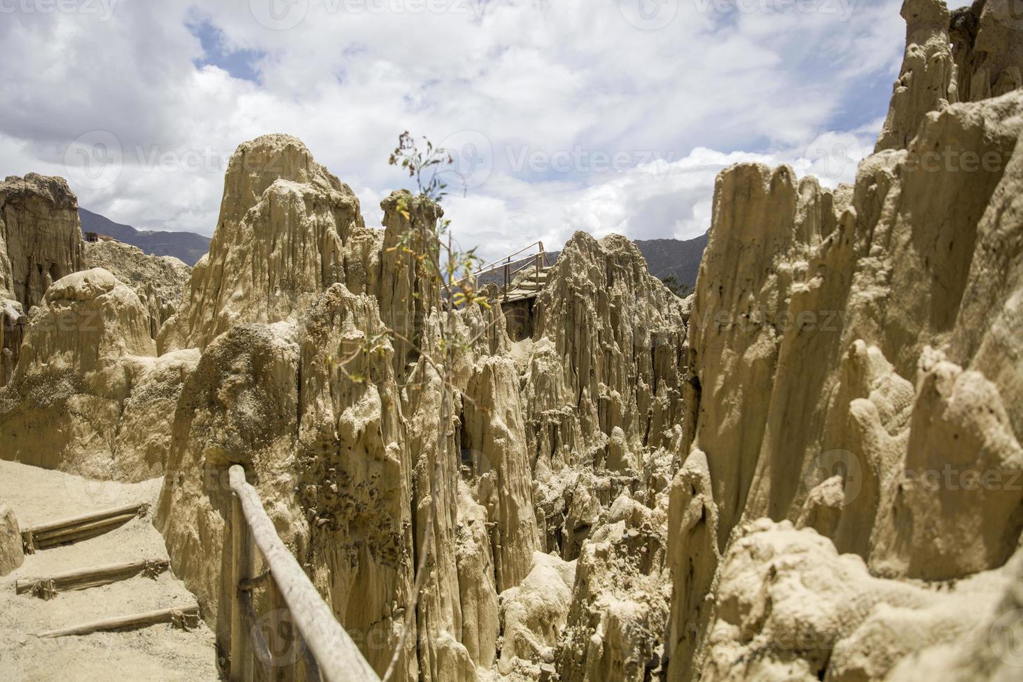 Valle de la luna in Bolivia photo