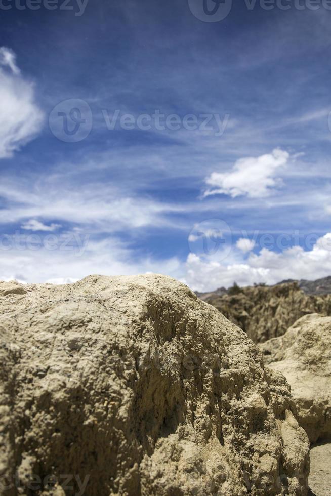 Valle de la luna in Bolivia photo