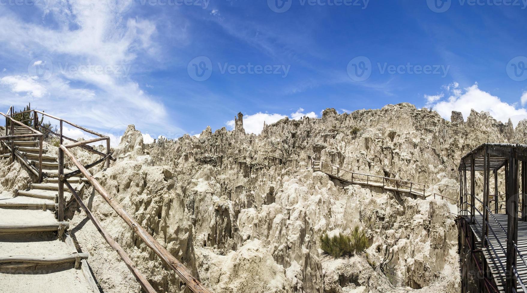 Valle de la luna in Bolivia photo