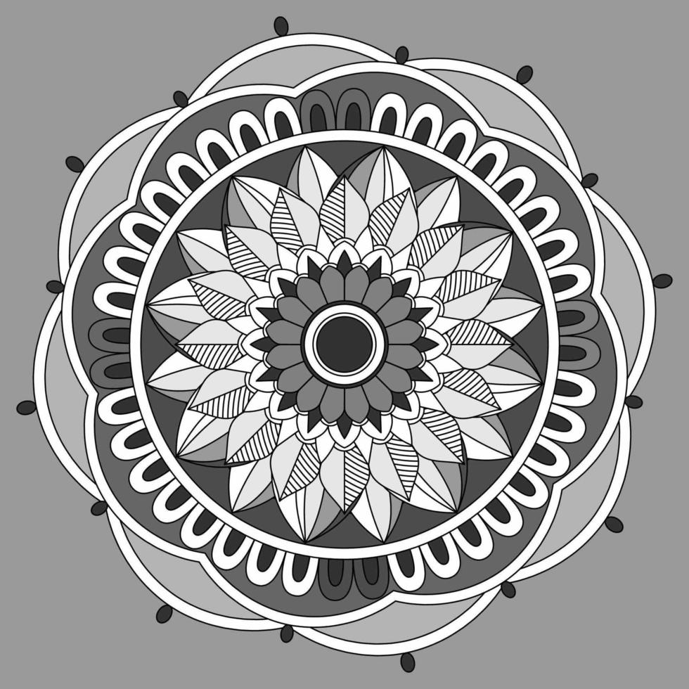 Circular Pattern In Form Of Mandala, Decorative Ornament In Oriental Style, Ornamental Mandala Design Background Free Vector