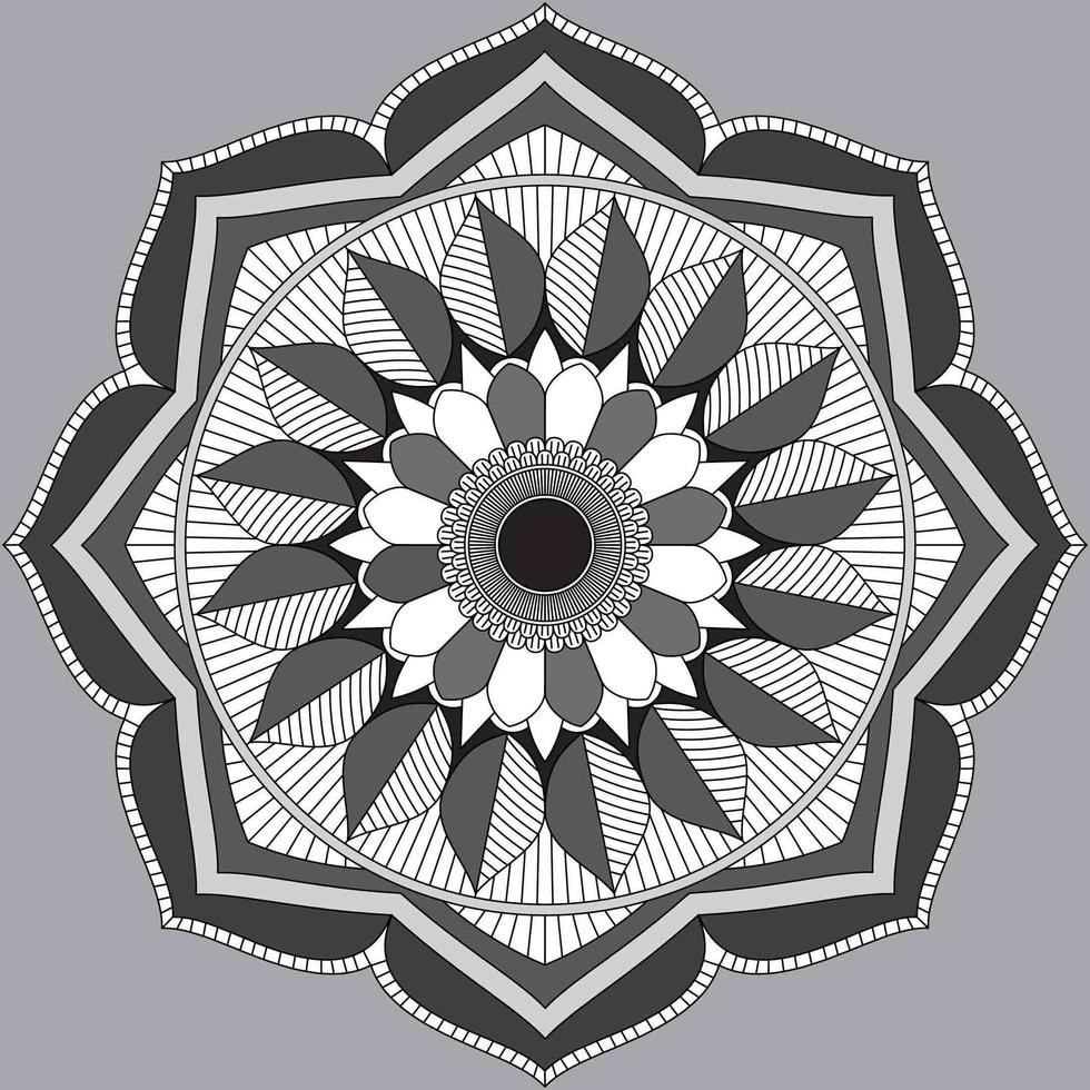 Circular Pattern In Form Of Mandala, Decorative Ornament In Oriental Style, Ornamental Mandala Design Background Free Vector