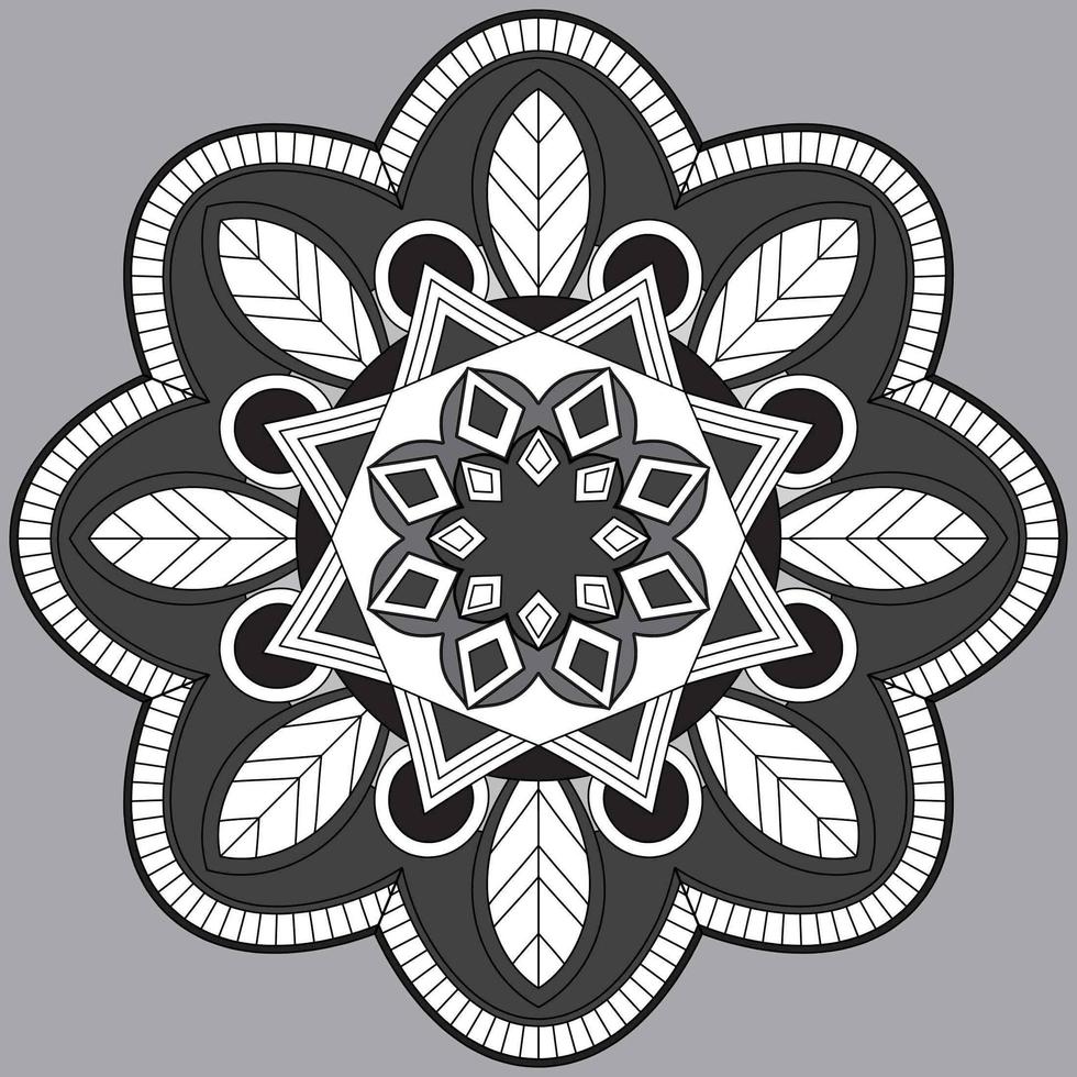Circular Pattern In Form Of Mandala, Decorative Ornament In Oriental Style, Ornamental Mandala Design Background Free Vector