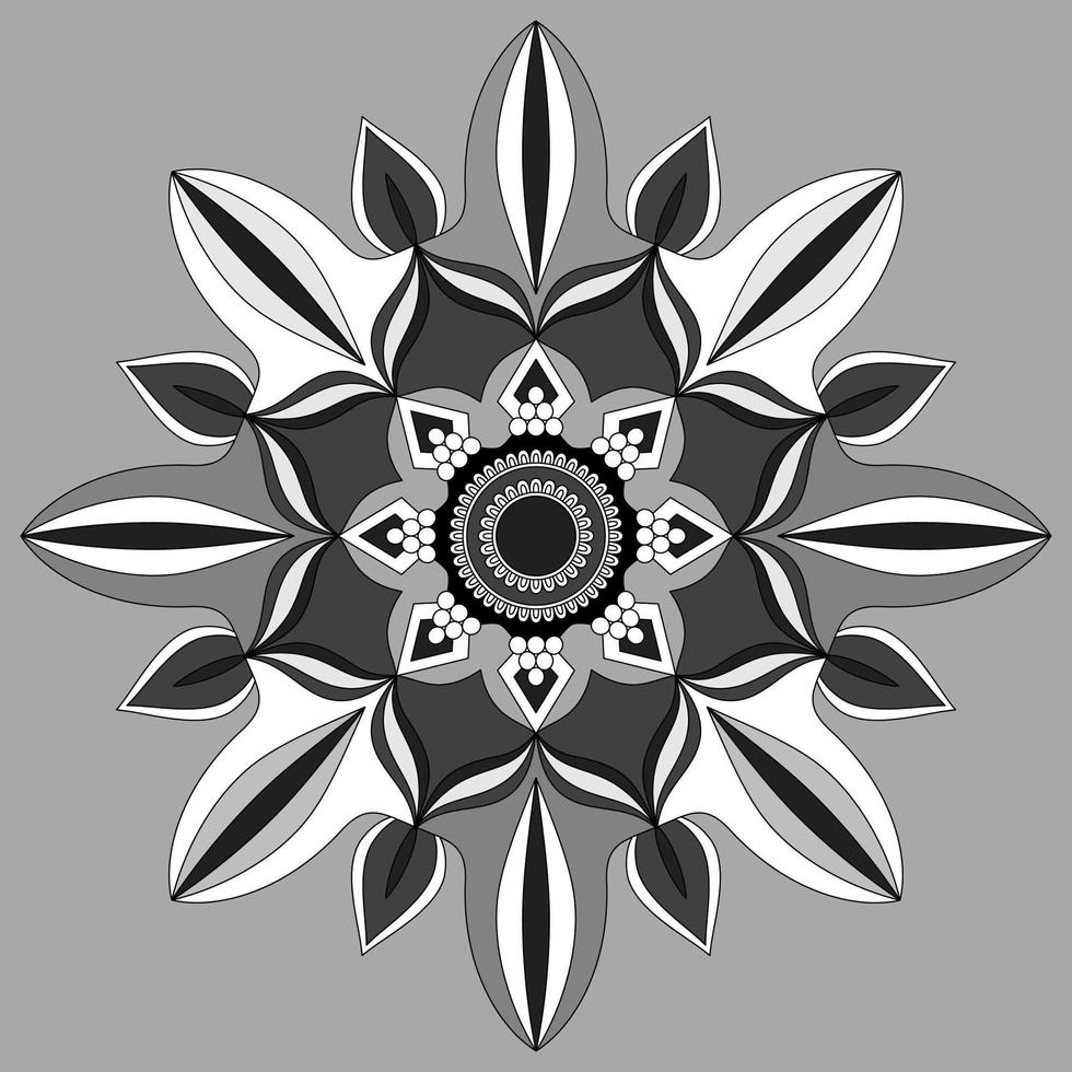 Circular Pattern In Form Of Mandala, Decorative Ornament In Oriental Style, Ornamental Mandala Design Background Free Vector