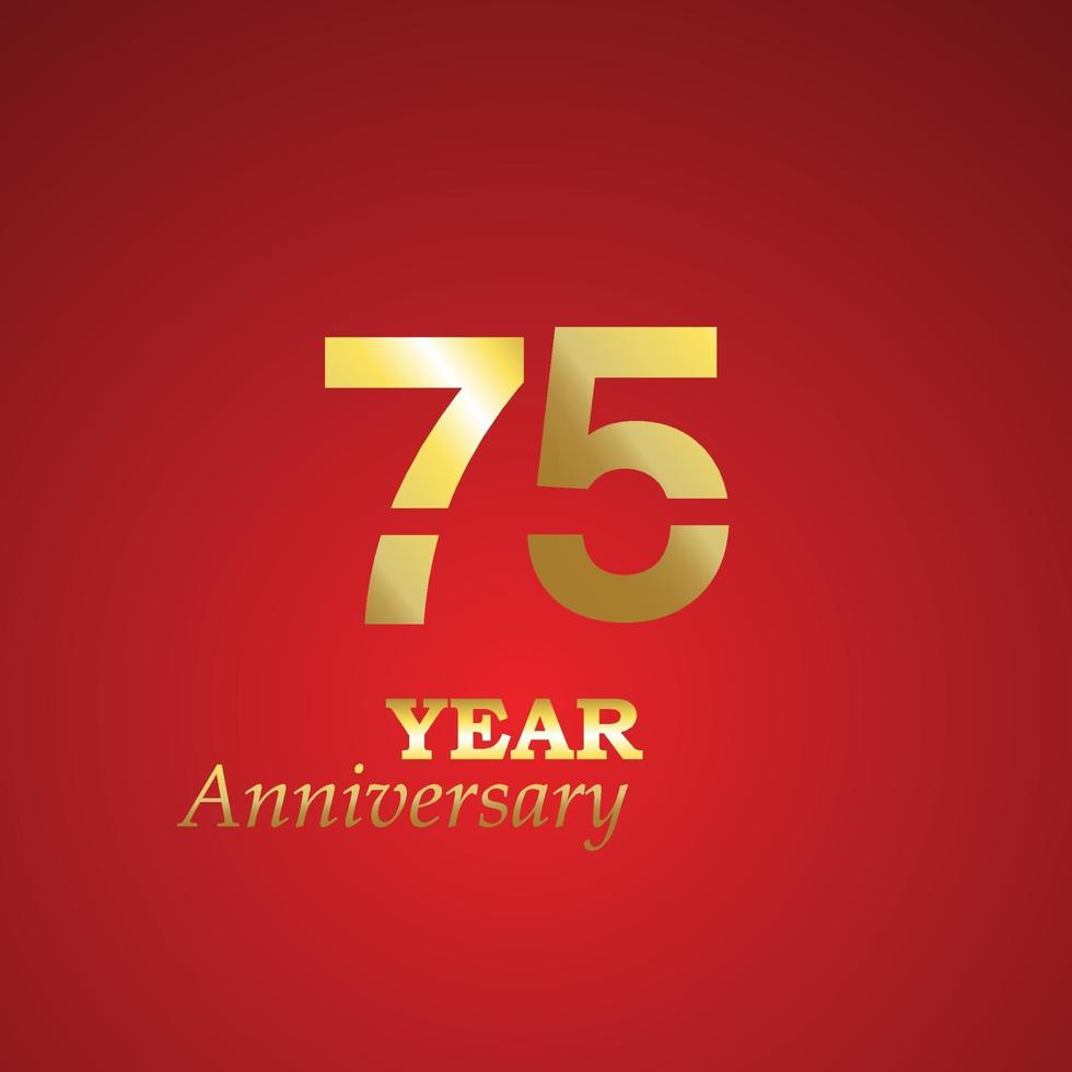 Anniversary Logo Vector Template Design Illustration