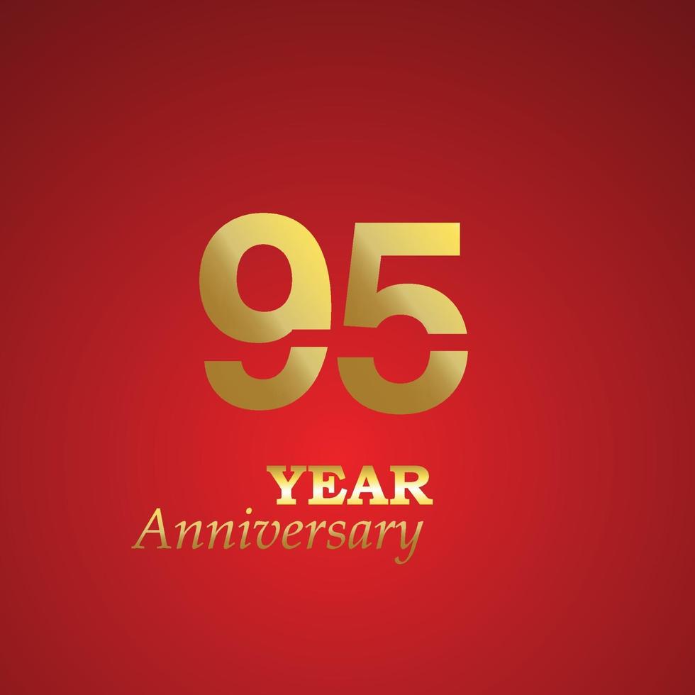 Anniversary Logo Vector Template Design Illustration