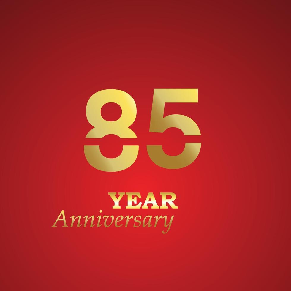 Anniversary Logo Vector Template Design Illustration