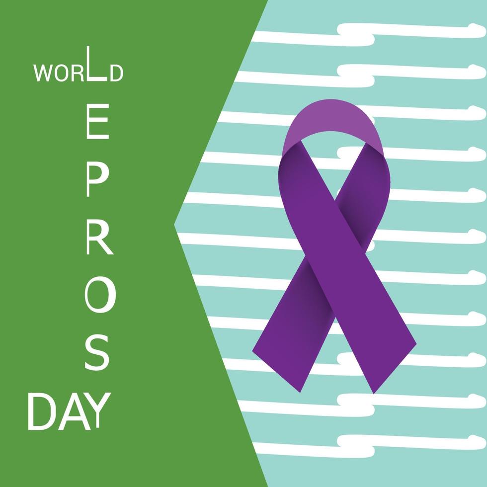 Vector illustration of a Background for World Leprosy Day.