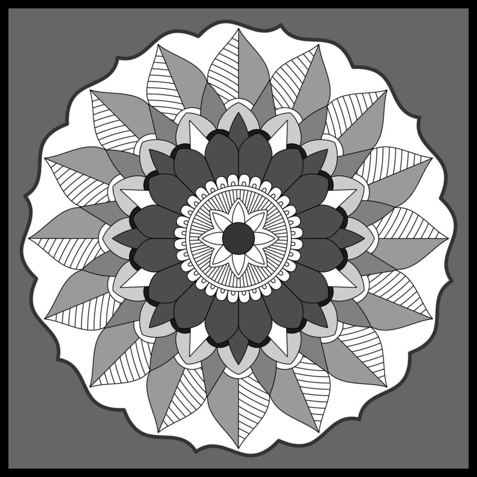 Circular Pattern In Form Of Mandala, Decorative Ornament In Oriental Style, Ornamental Mandala Design Background Free Vector
