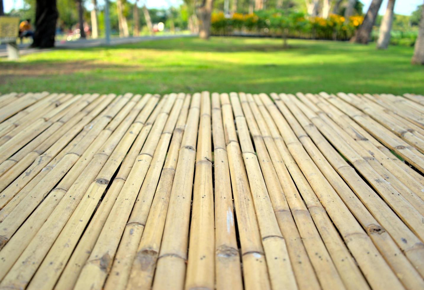 plantilla de tablero de madera de bambú foto