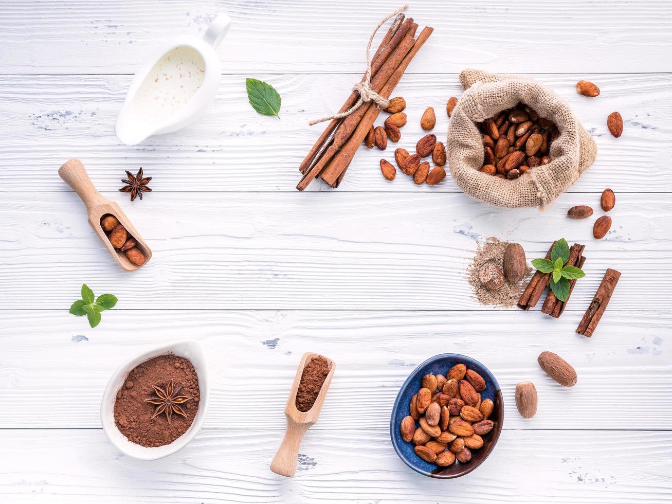 Cocoa and spices photo