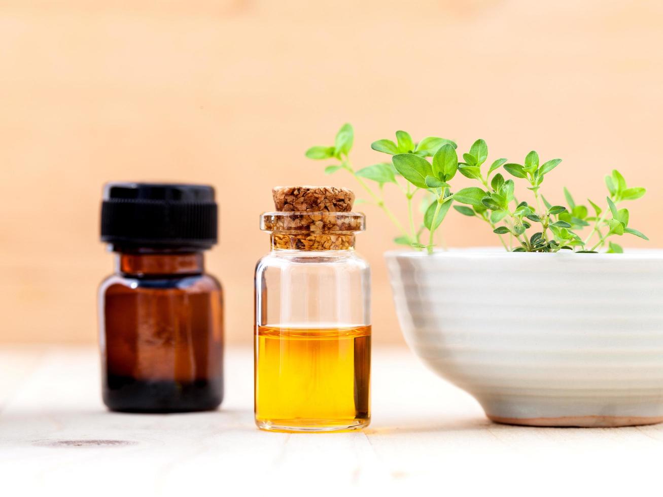 Lemon thyme essential oil 2055155 Stock Photo at Vecteezy