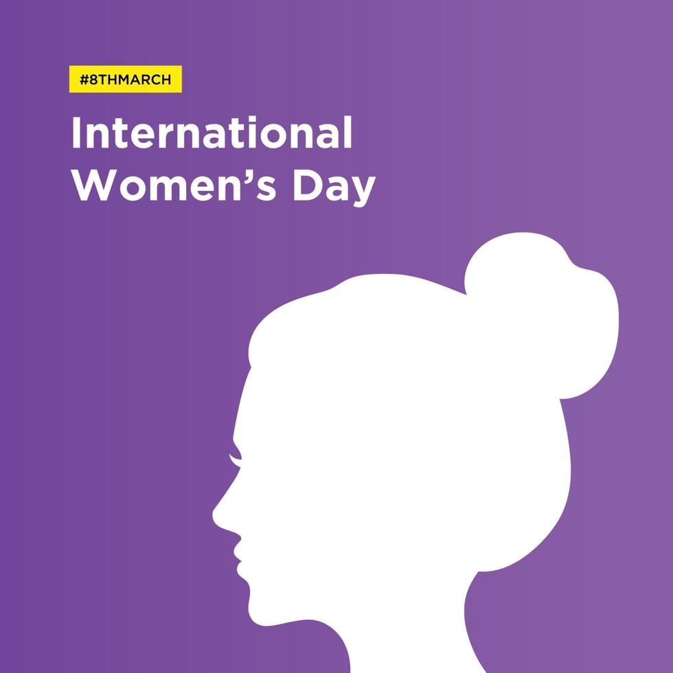 Happy Women's Day Typographical Design Elements. International women's day icon. Women's day symbol. Minimalistic design for international women's day concept. Vector illustration