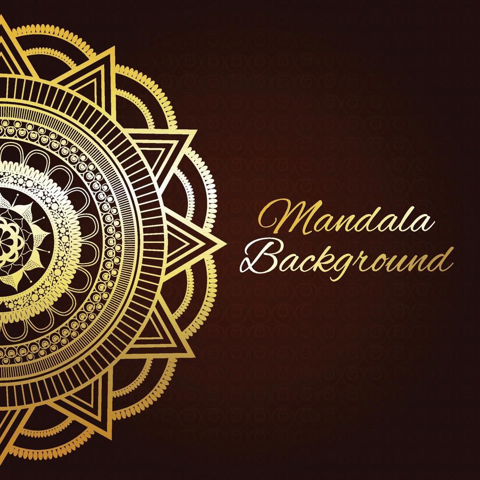 Fondo de mandala de lujo vector