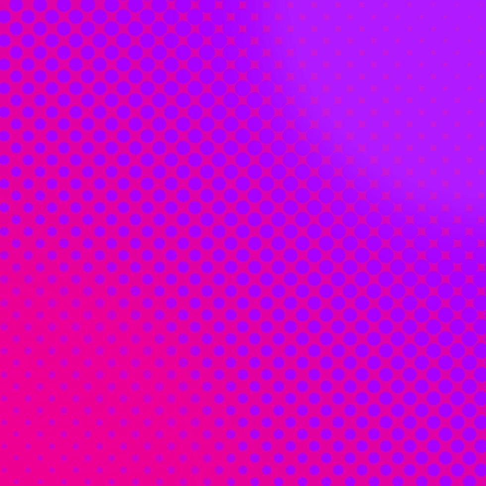 Comic background. Halftone dotted retro pattern with circles, dots, design element for web banners, posters, cards, wallpapers, backdrops, sites. Pop art style. Vector illustration. Pink-purple color