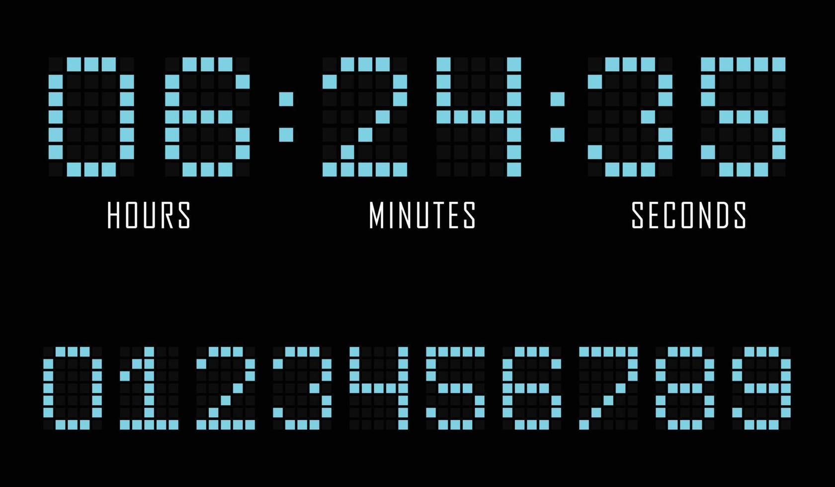 Digital clock countdown template background. 2056754 Vector Art at Vecteezy