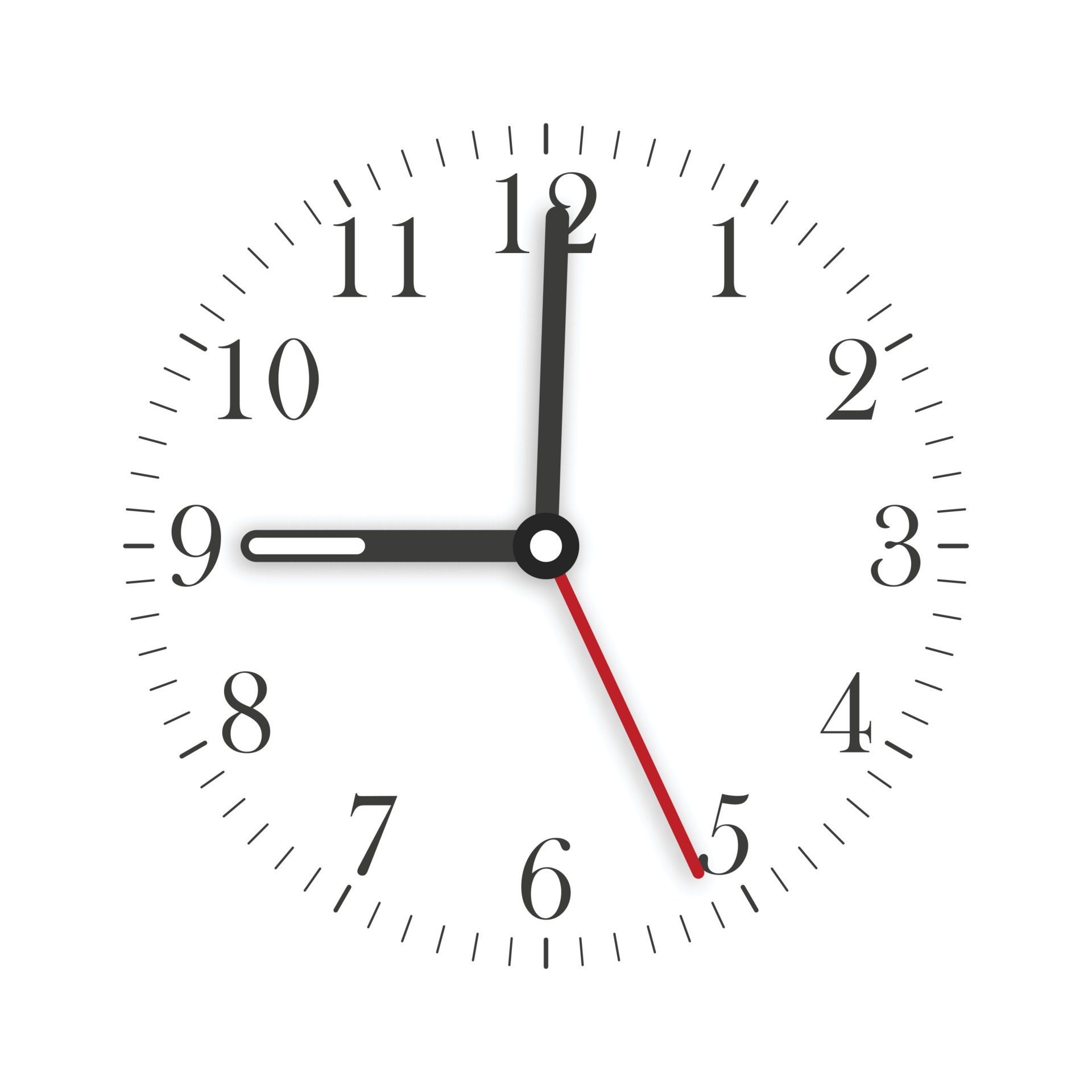 Clock Face With Hands