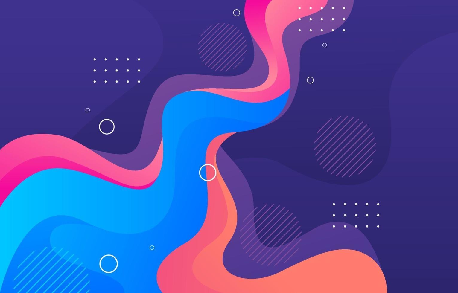 Colorful Abstract Fluid Background vector