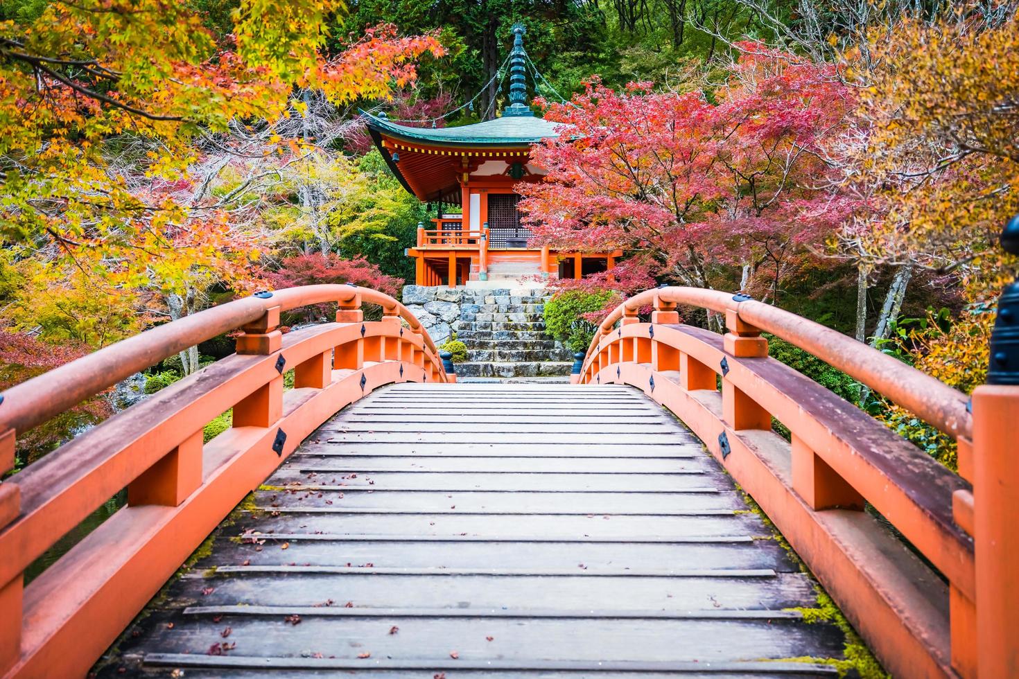 templo daigoji en kyoto, japón foto