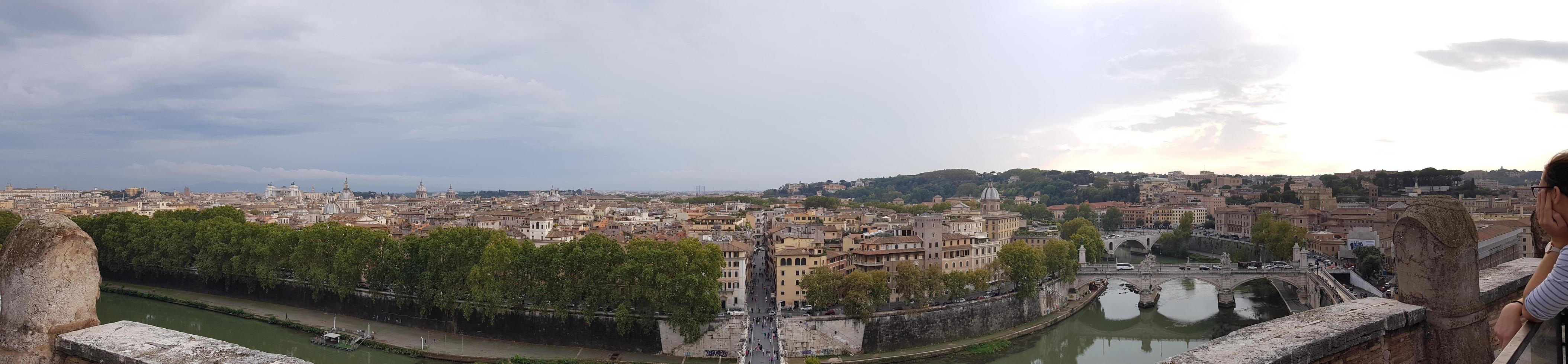 vista panorámica de roma, italia foto