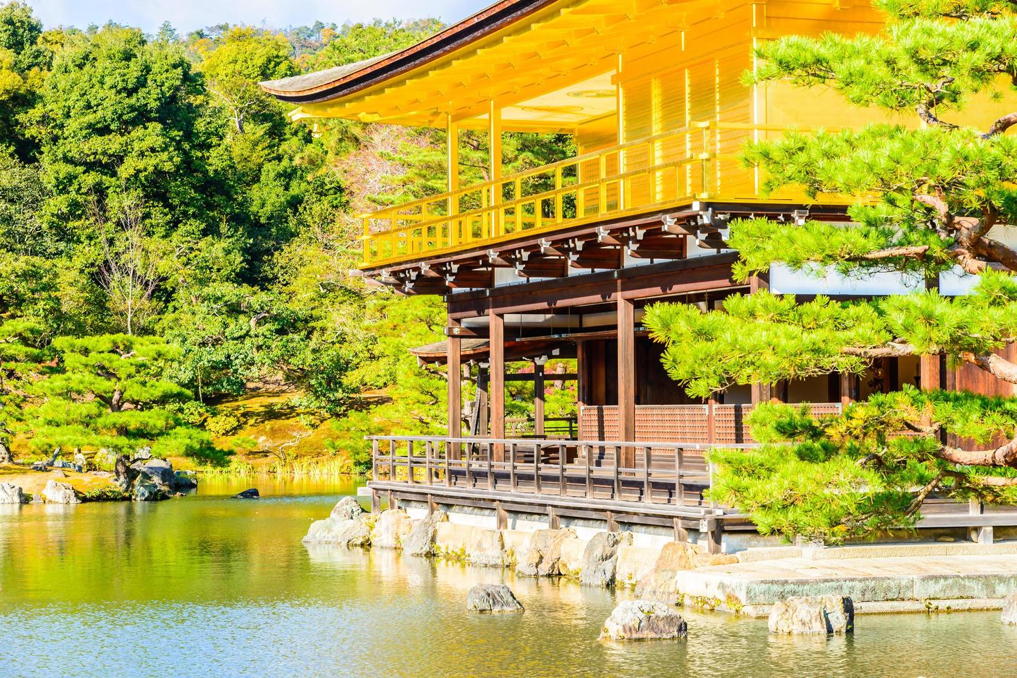 Kinkakuji Temple in Kyoto, Japan photo