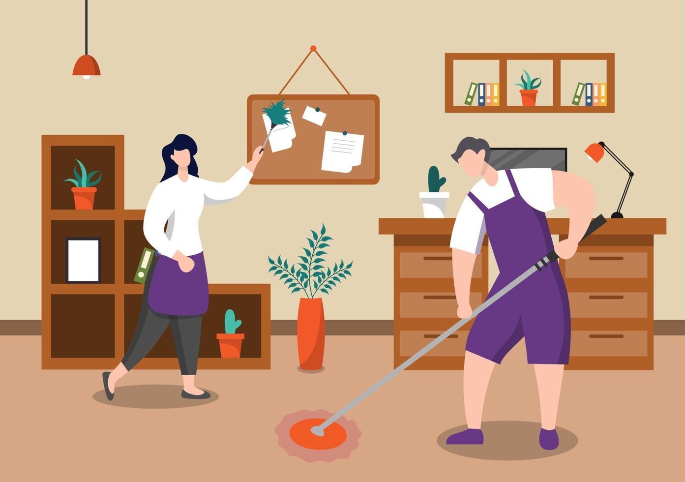 Cleaning Service Concept vector