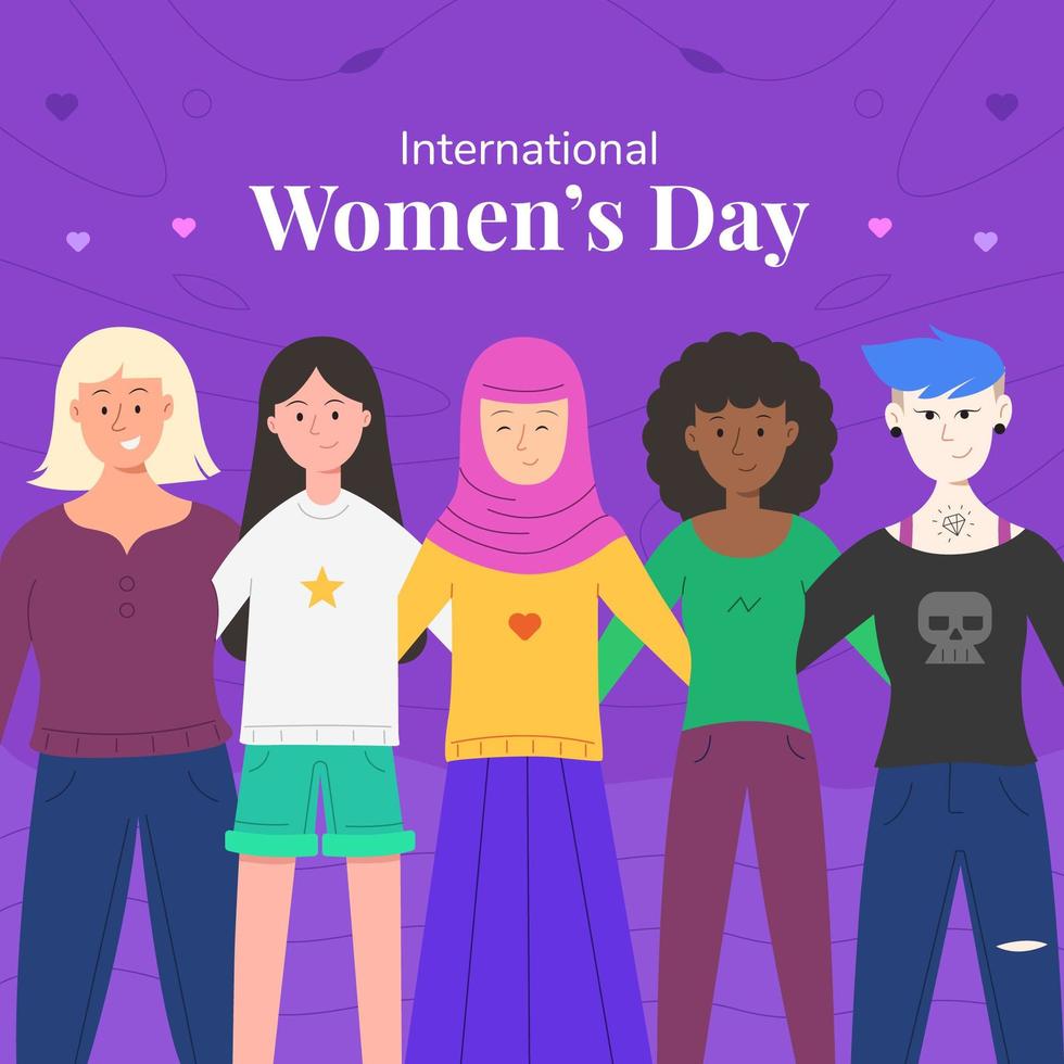 International Womens Day Concept vector