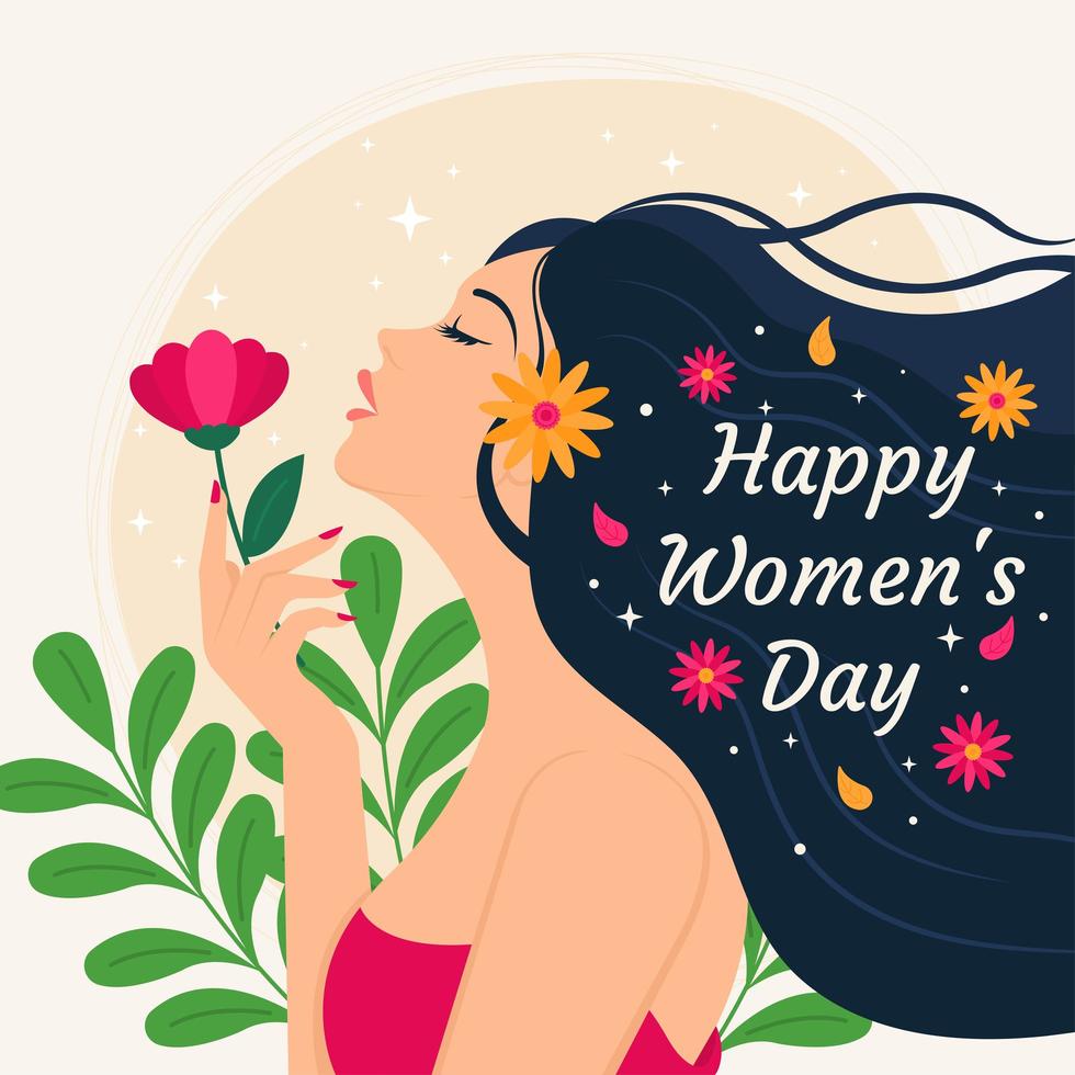 Happy Women's Day Design vector