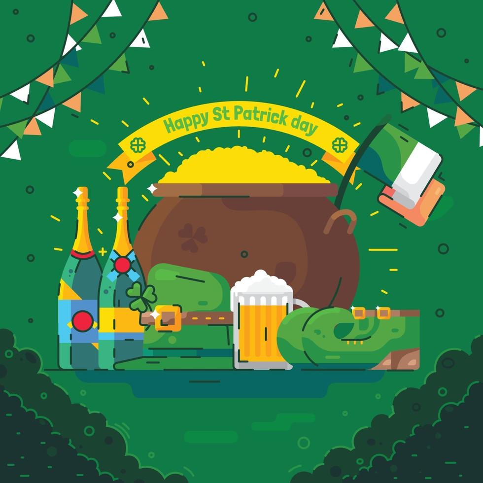 Saint Patrick's Day Festival vector