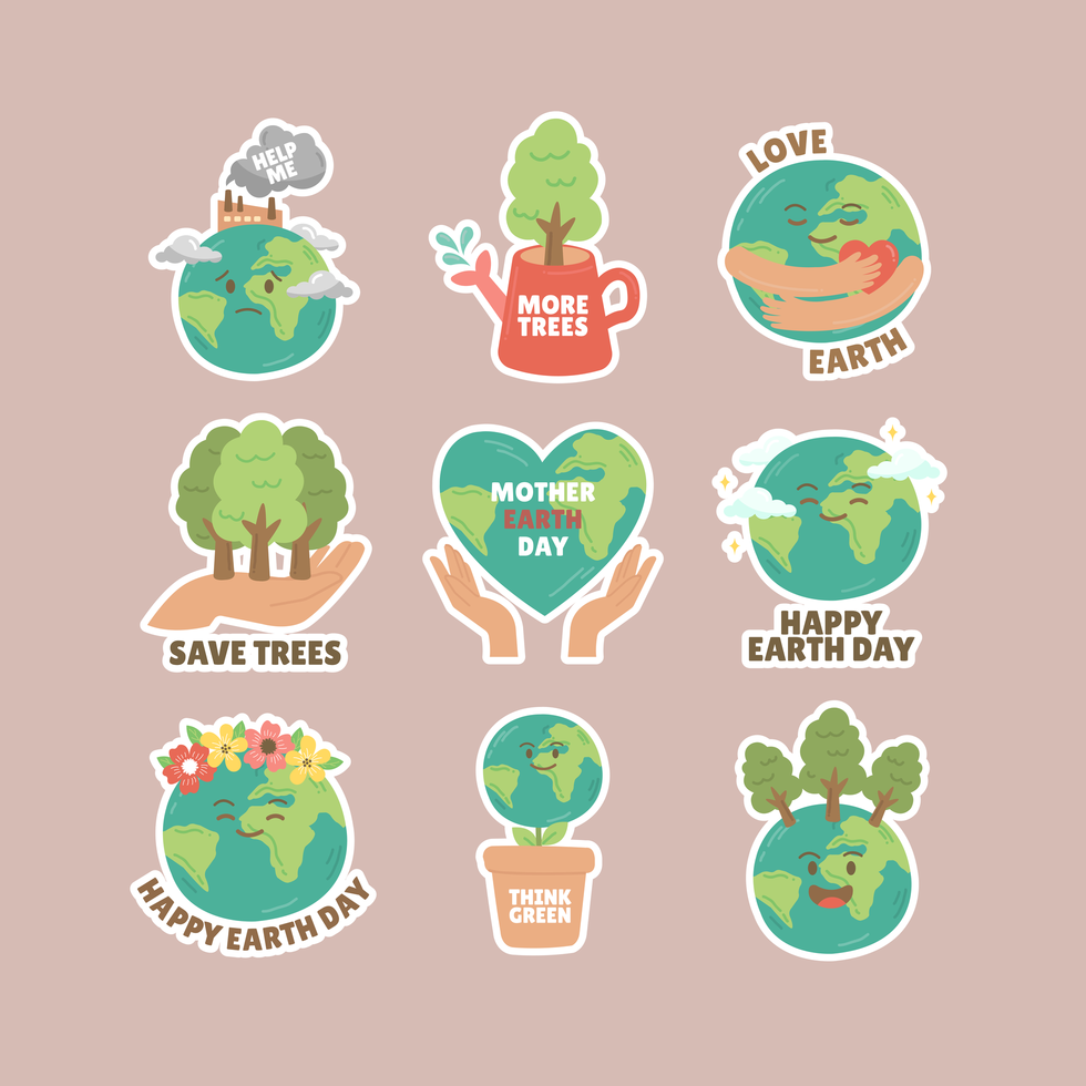 Save The Environment During Mother Earth Day vector