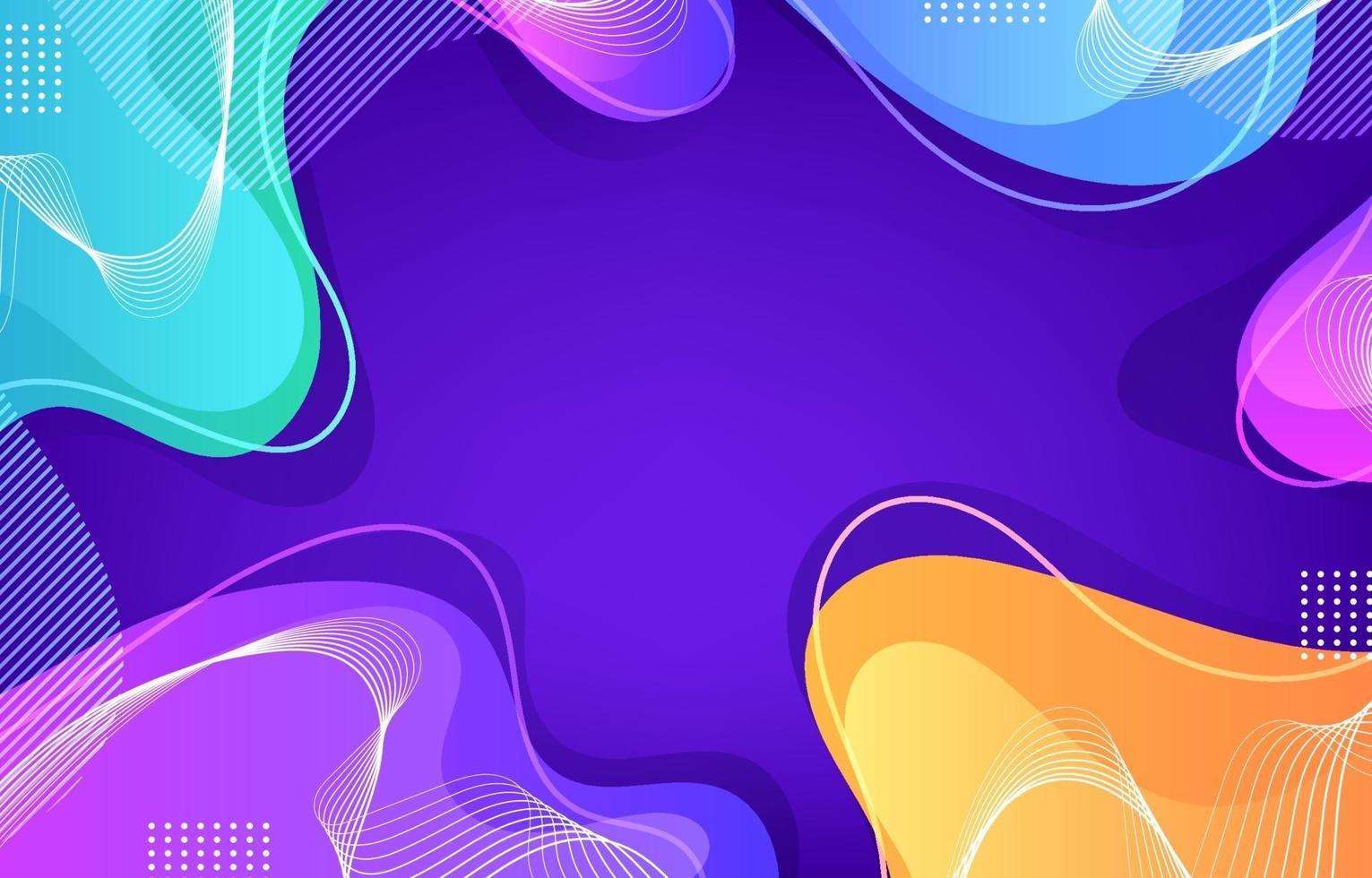 Abstract Colorful Shapes Background vector