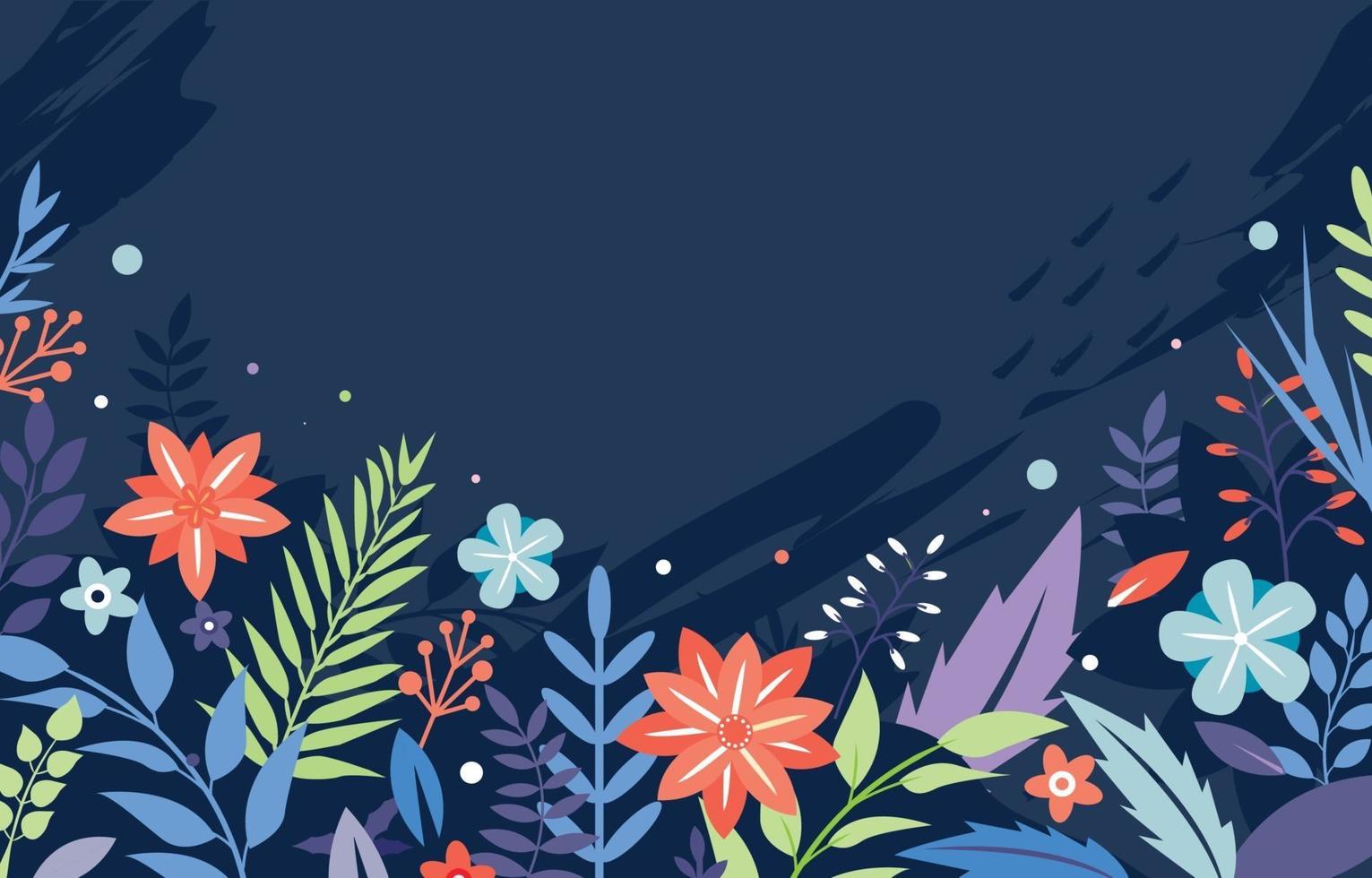 Floral Nature Spring Background vector