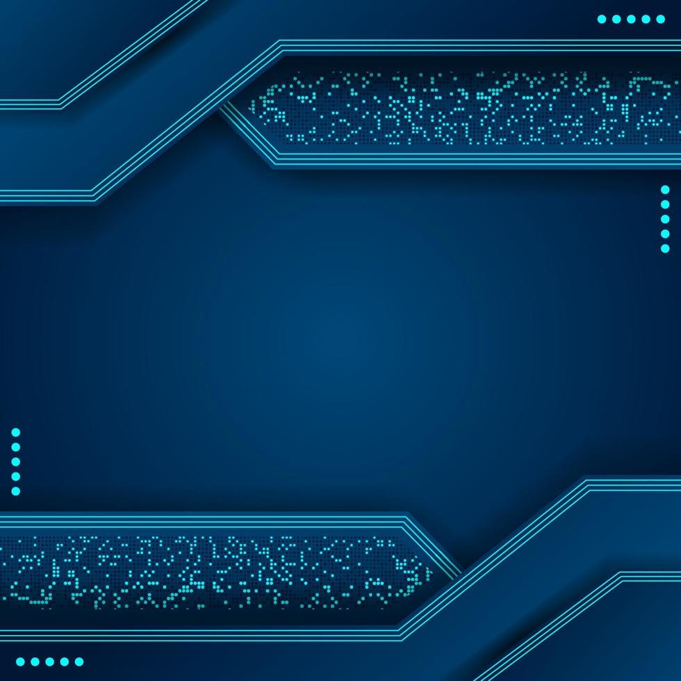 Abstract Blue Background Template vector