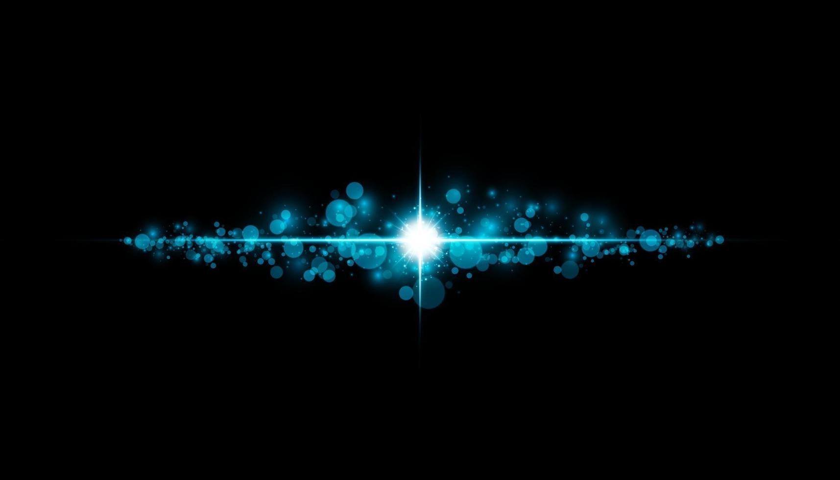 Glow isolated blue transparent effect, lens flare, explosion, glitter, line, sun flash, spark and stars. For illustration template art design, banner for Christmas celebrate, magic flash energy ray. Creative concept. vector
