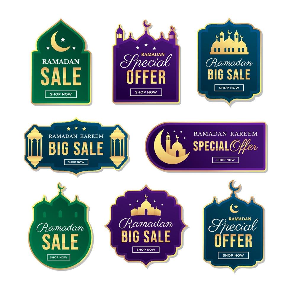 Ramadan Kareem Sale Label vector