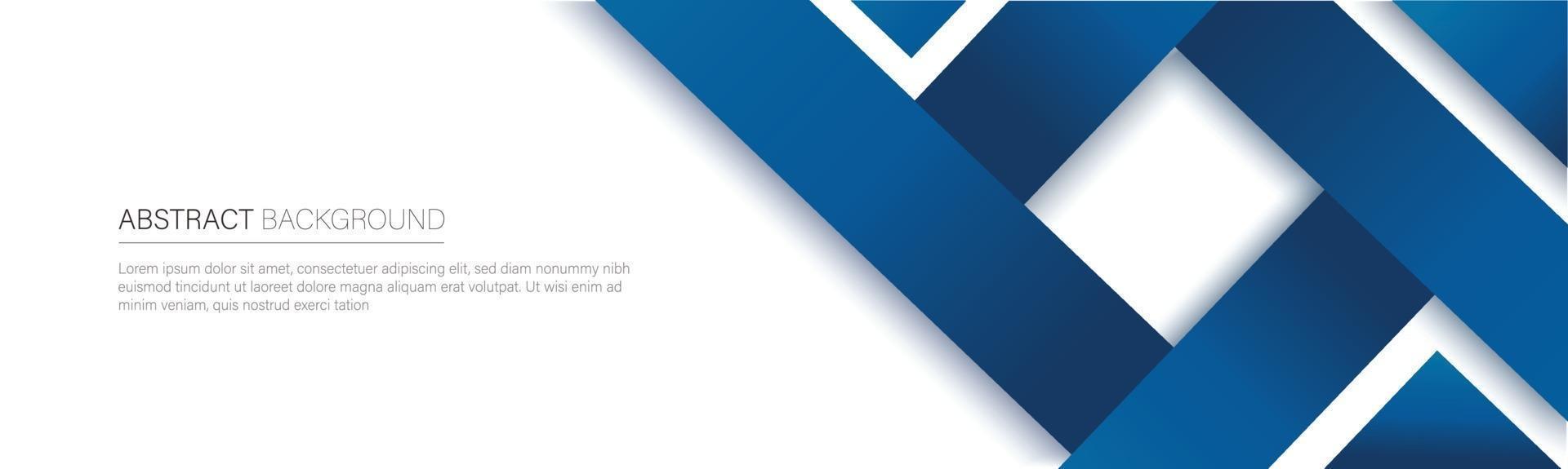 modern blue line banner. vector illustration