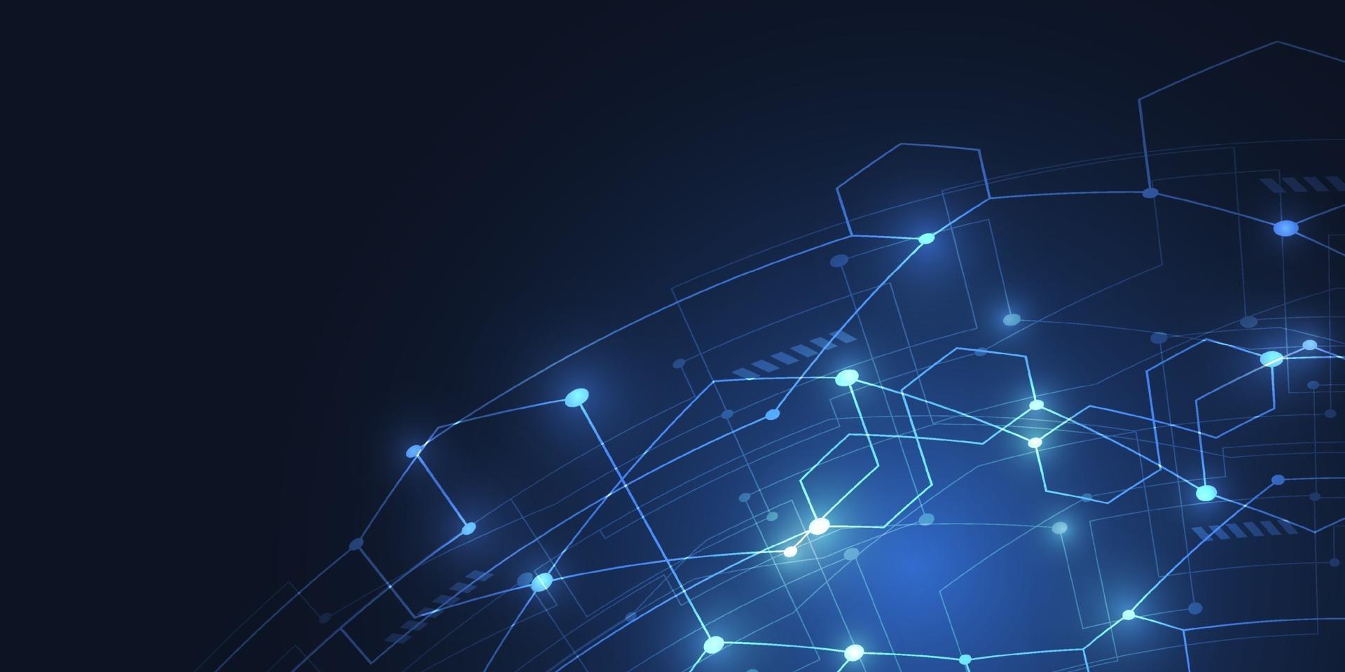 Internet connection, abstract sense of science and technology graphic design background. Vector illustration