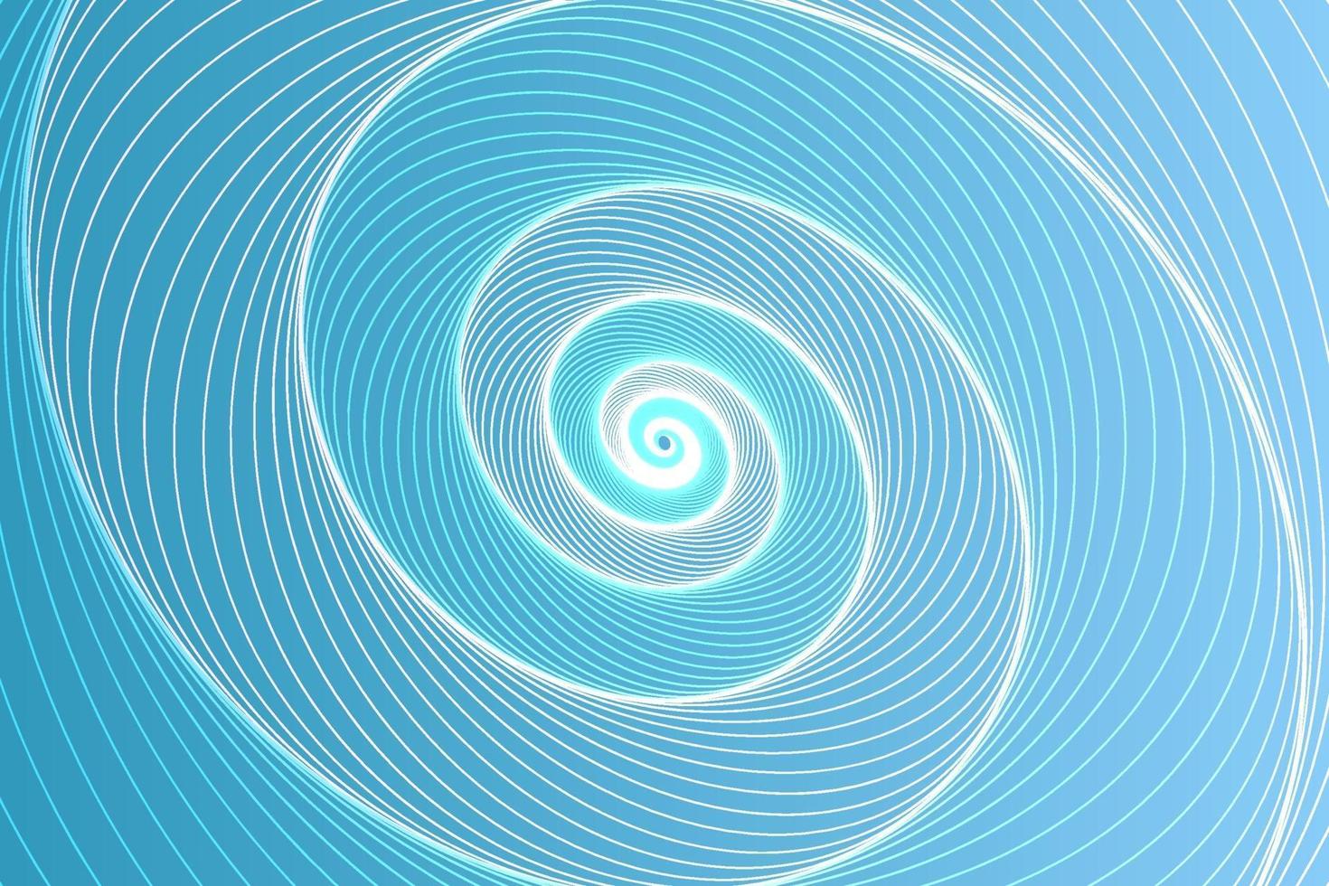 Creative Blue Spiral Background vector