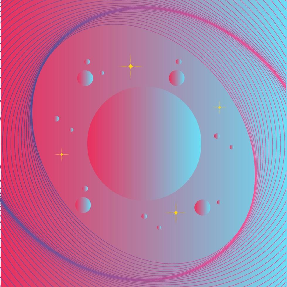 fondo de remolino degradado rosa y azul vector