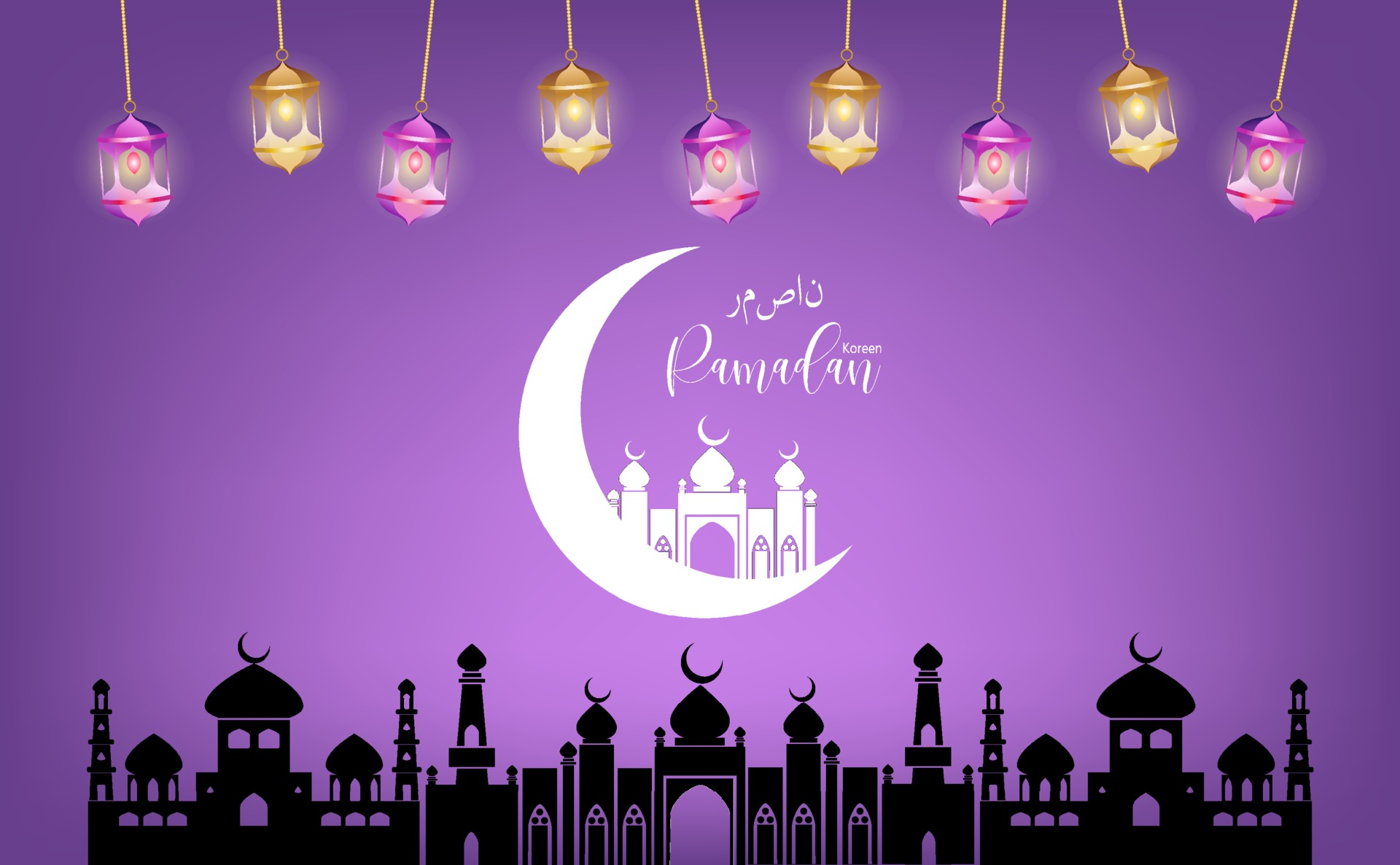 Eid Mubarak greeting Ramadan Kareem vector Wishing for Islamic festival for  banner, poster, background 2059722 Vector Art at Vecteezy