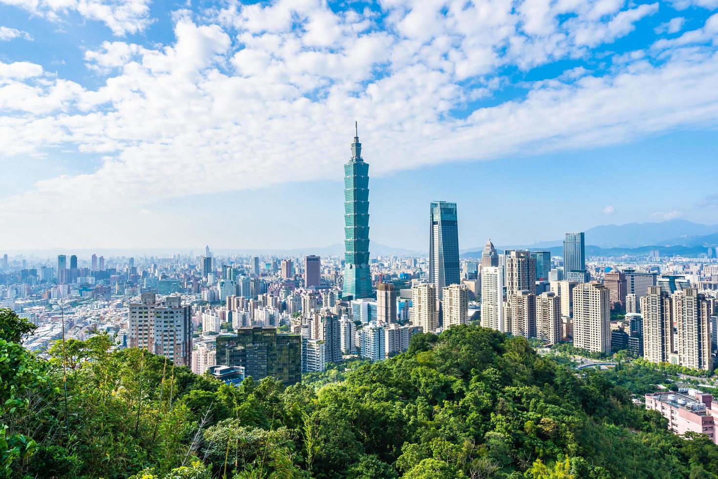 Cityscape of Taipei, Taiwan photo