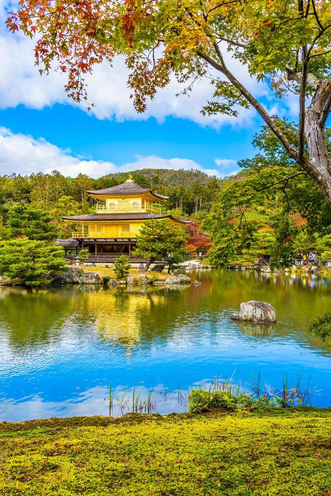 Kinkakuji temple, or the Golden Pavillion in Kyoto, Japan photo