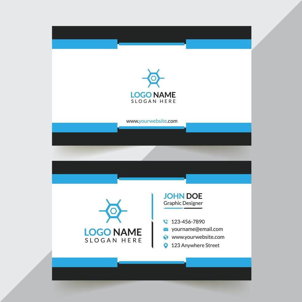 Minimal Business Card Design vector