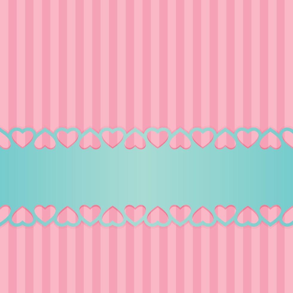 Fondo del día de San Valentín de corazones de amor, estilo de corte de papel vector