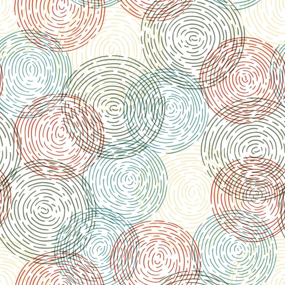 Abstract circle pattern vector