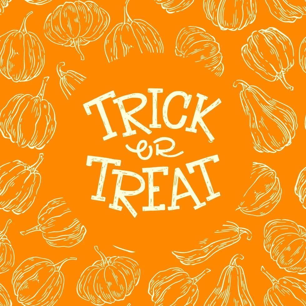 Trick or treat vector