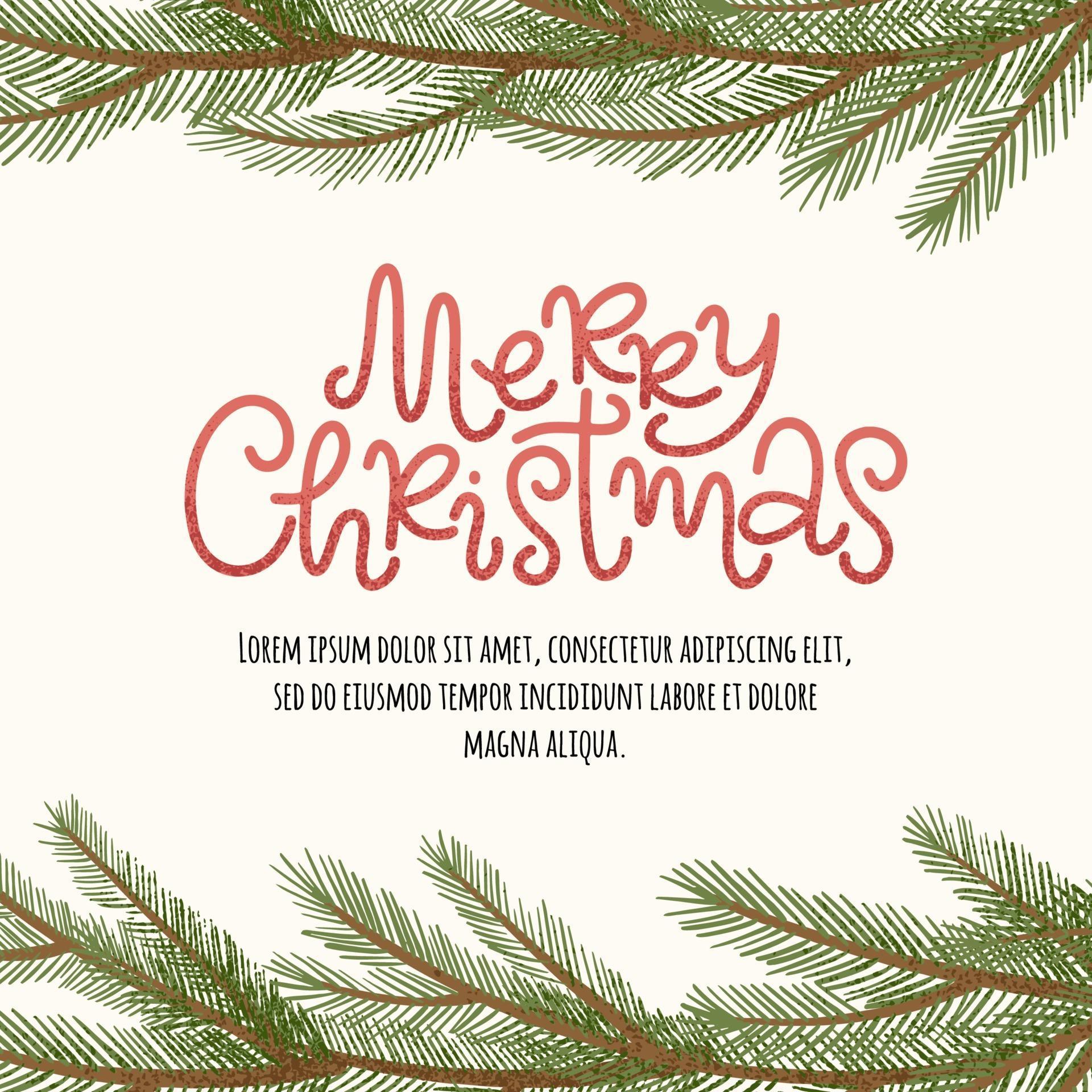 Free fresh merry christmas frame vector 05 Merry Christmas frame 2061204 Vector Art at Vecteezy