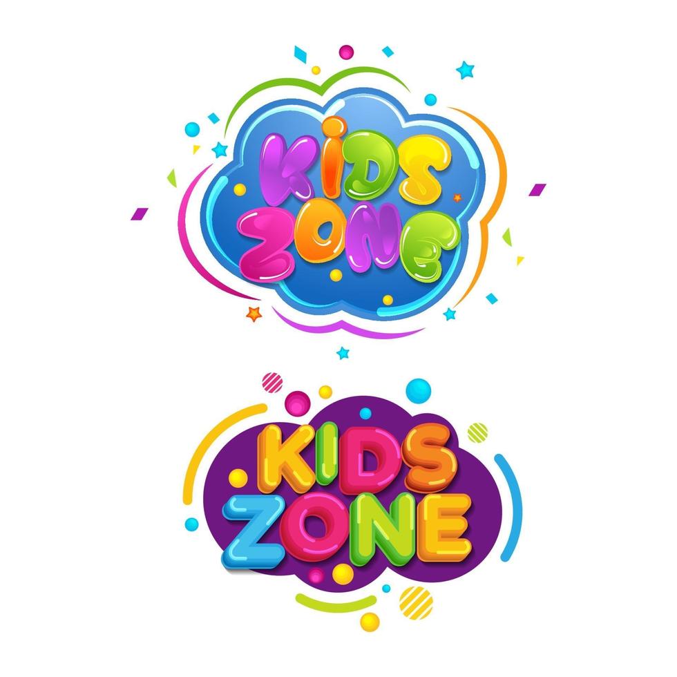 Kids Title Event Vector icon design